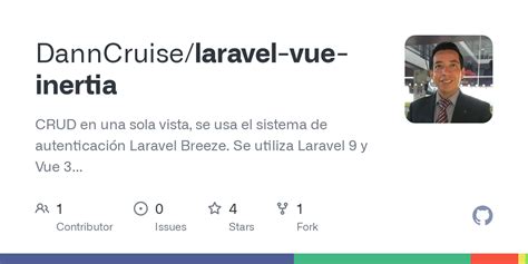 Github Danncruise Laravel Vue Inertia Crud En Una Sola Vista Se Usa