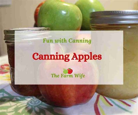 Delicious Ideas For Canning Apples With 2 Easy Recipes The Farm Wife