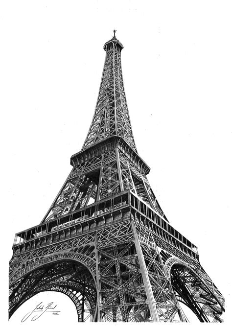 Eiffel Tower Pencil On Behance