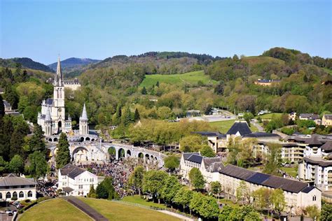 Lourdes in the Pyrenees, the great religious centre for pilgrims