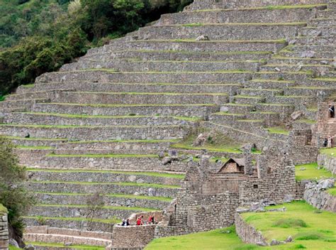 The Terraces Or Agricultural Platforms Of The Inca Empire Machu Picchu