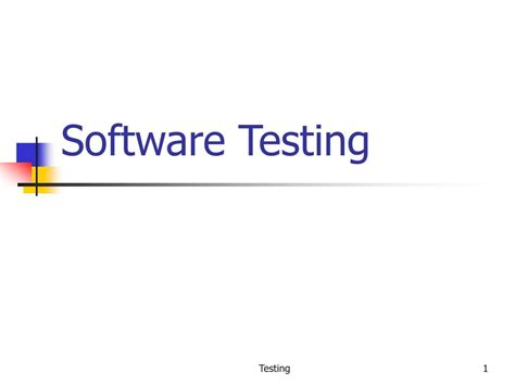 Ppt Software Testing Powerpoint Presentation Free Download Id5728409