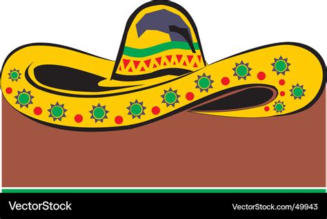 Sombrero Royalty Free Vector Image VectorStock