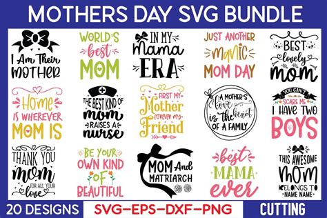 Mothers Day Svg Bundle Bundle · Creative Fabrica