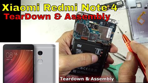 Xiaomi Redmi Note 4 Full Teardown Parts View And Assembly Youtube