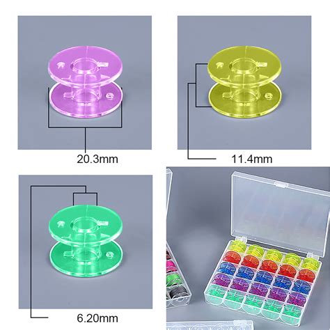 Pedty Office Craft Stationery ClearanceColorful Clear 25 Bobbins