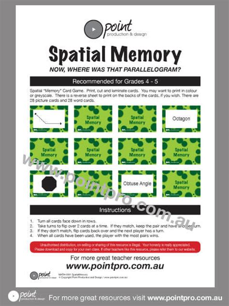 Spatial Memory Game