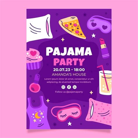 Pajama Party Flyer