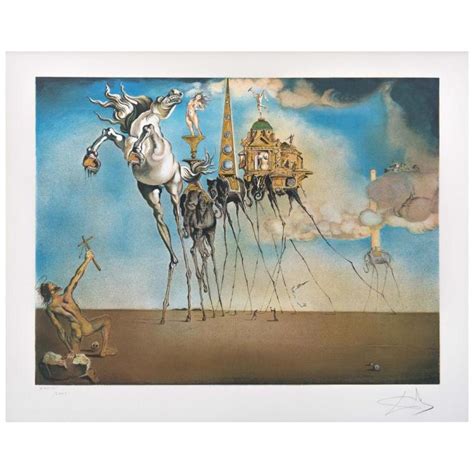 Sold Price Salvador DalÍ The Temptation Of St Anthony Signed