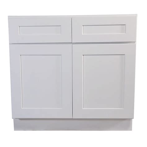 Design House Brookings 42 Inch Base Cabinet White Shaker Box 22 Only