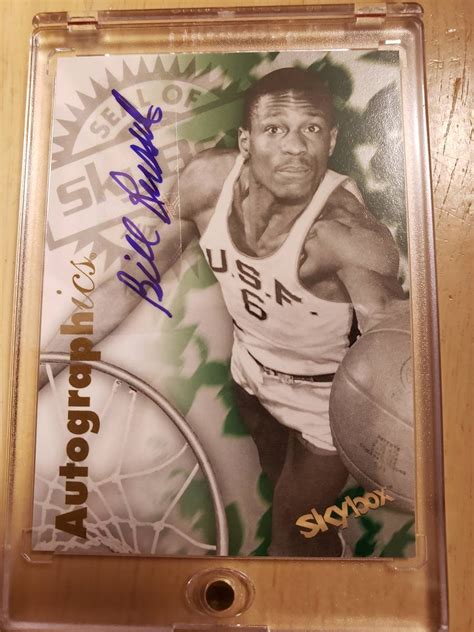 Yahoo オークション サイン 2011 12 Fleer Retro BILL RUSSELL Auto