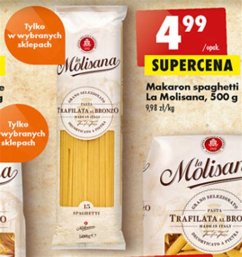 Promocja La Molisana Makaron Spaghetti G Biedronka