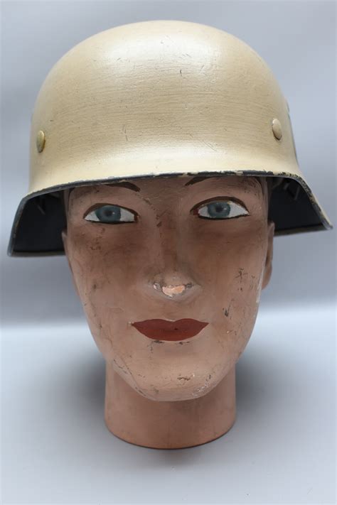 Ww Wehrmacht Dak Stahlhelm M Mit Emblem Afrikakorps Tarnlackierung