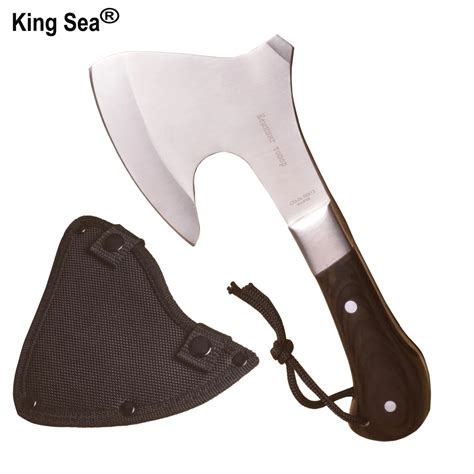 King Sea Hacha Multifuncional Con Mango De Madera Cuchillo De