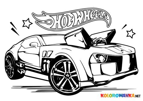 Arkusz Do Druku Kolorowanka Hot Wheels Kolorowanki Do Druku