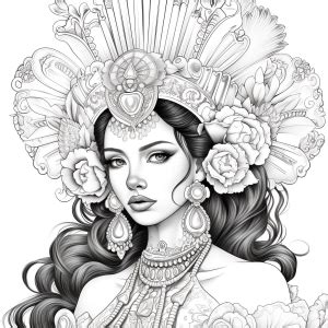 Latina Princess Coloring Pages Latina Royalty I Have Crayon