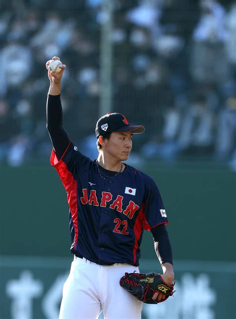 侍ジャパン Wbc 阪神タイガース 湯浅京己 プリントユニフォーム ビジター F 5japan Ciao Jp