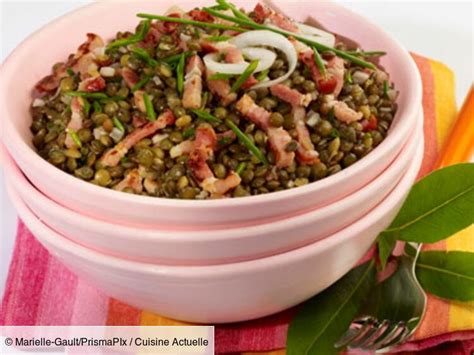 Salade de lentilles aux lardons facile découvrez les recettes de