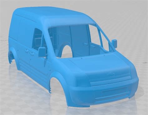 Archivo 3D Ford Transit Connect 2011 Printable Body VanDiseño para