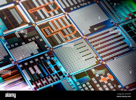 silicon semiconductor wafer close   electronics  wafer
