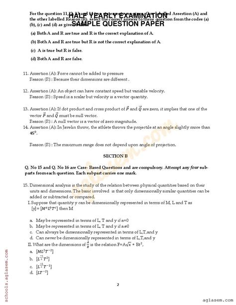 Class Physics Sample Paper Half Yearly Th Physics Half