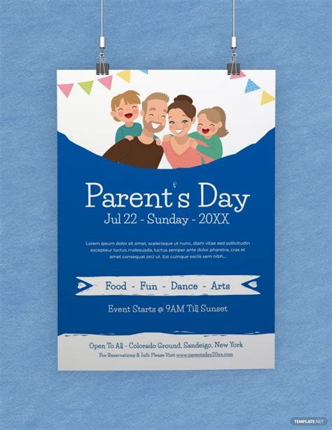 Free Parent's Day Poster #AD, , #paid, #Parent, #Free, #Poster, #Day ...