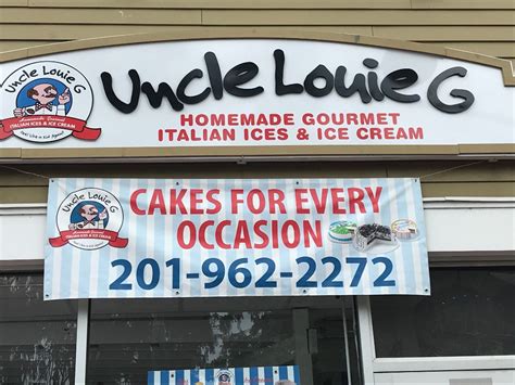 Uncle Louie G S Italian Ice And Ice Cream Ramsey Nj Ramsey Menu