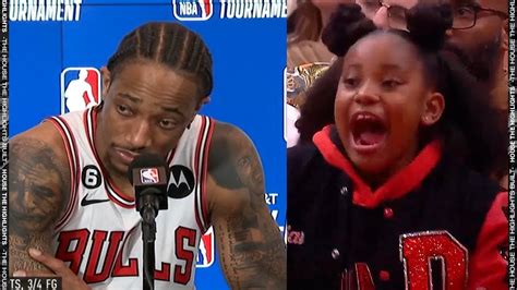 DeMar DeRozan Reacts To His Daughter S Screaming During Raptors Every