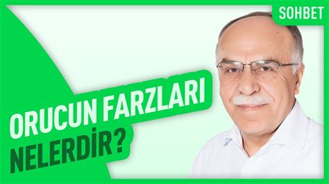 Orucun Farzları Nelerdir İlahiyatçı Osman Ünlü Hoca Sohbet YouTube