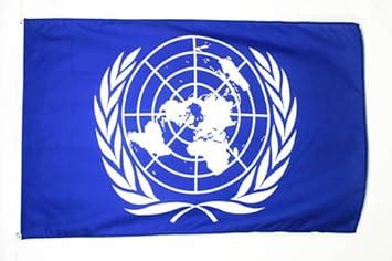 AZ FLAG Bandera De La Onu 90x60cm Bandera DE Las Naciones Unidas 60 X