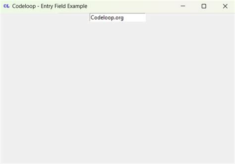 Python Gui Programming With Tkinter Codeloop