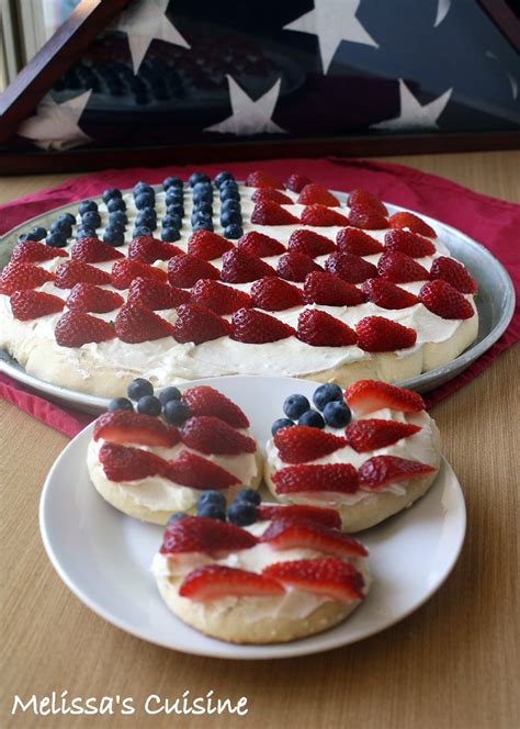 Melissas Cuisine Patriotic Fruit Pizza