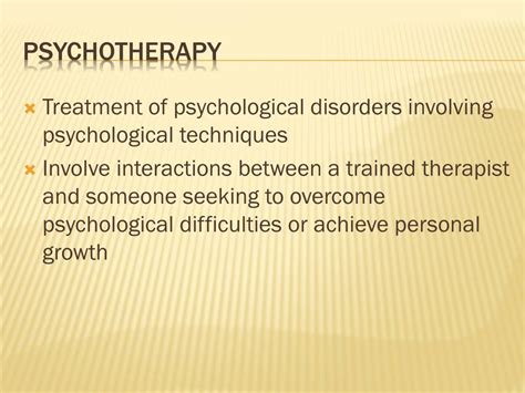 Ppt Introduction To Psychotherapy Powerpoint Presentation Free