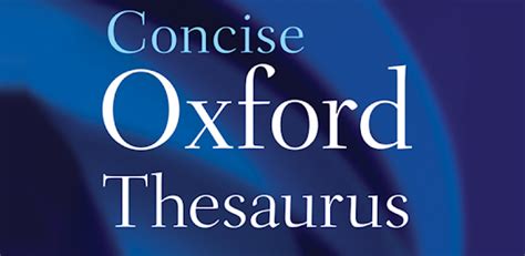 Concise Oxford Thesaurus Apps On Google Play