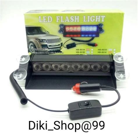 Jual Lampu Led Strobo Tempel Kaca Dashboard Led Flashlight Shopee