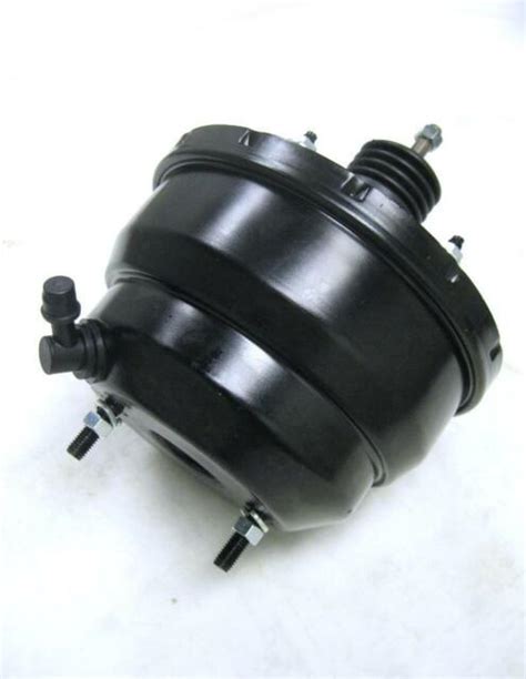 8 Dual Diaphragm Black Street Rod Power Brake Booster Universal Ford Chevy Ebay