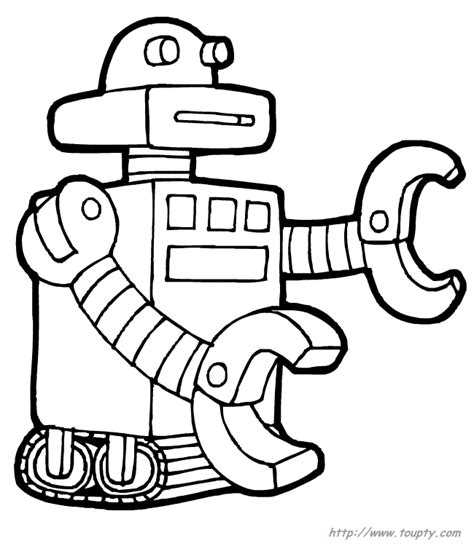 Coloriages De Robots Imprimer