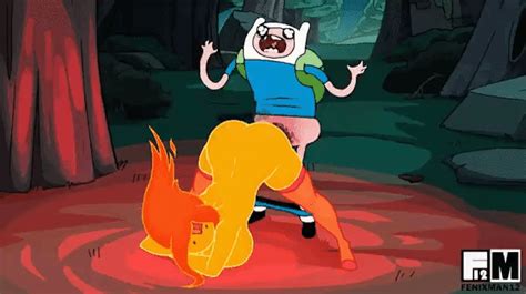 Post Adventure Time Animated Fenixman Finn The Human Flame