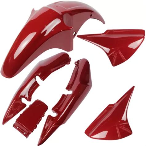 Kit Carenagem Titan 150 2006 A 2008 Vermelho Guarau Parcelamento