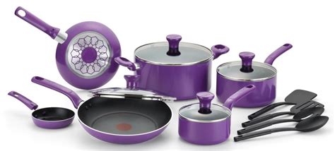 T Fal Excite Nonstick Cookware Set Pot Frying Pan Pc Dutch Oven Cook