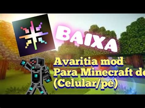 Como baixar o mod do AVARITIA no Minecraft pé YouTube