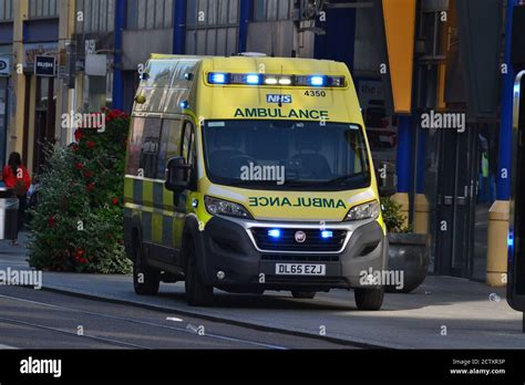 West Midlands Ambulance Service Paramedics Attend An Incident In