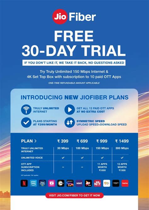 Jiofiber Plans Reliance Jio Broadband Offers Unlimited Data For Rs