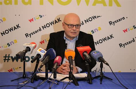 Ryszard Nowak Zarejestrowa Komitet Wyborczy I Powalczy O W Adz W