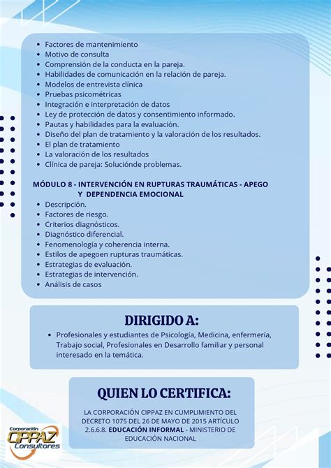 Diplomado En Sexología Clínica Y Terapia De Pareja Cippaz