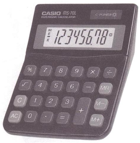 Casio Ms L Calculatrice Lcd Casio Ms L Casio Ledudu