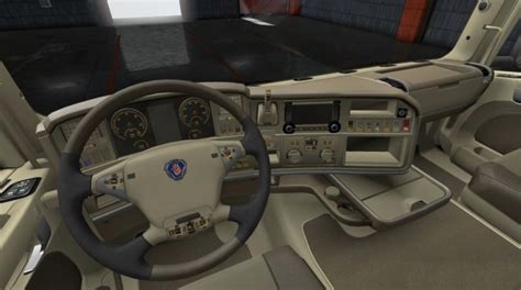 Scania R Lux Beige Leather Interior X Allmods Net