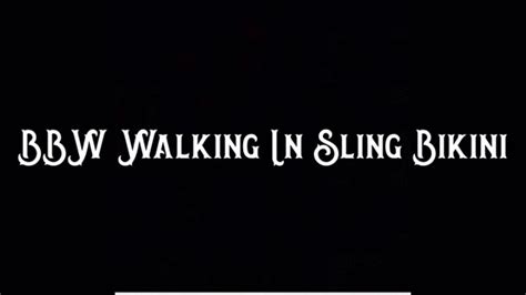 BBW Walking In Sling Bikini Jackie Synn Clips Sale