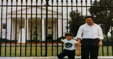 Pablo Escobar White House Photo