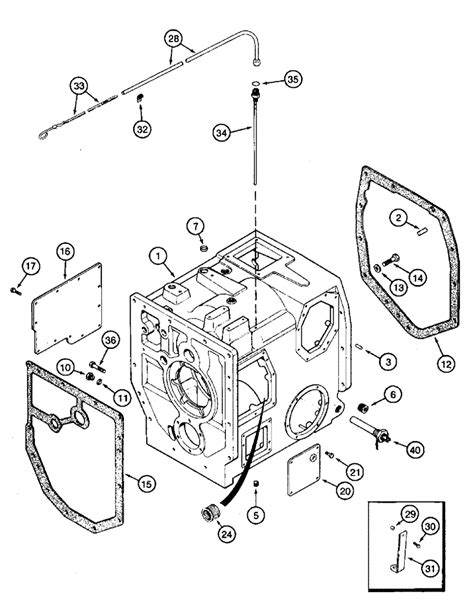 Справочник запчастей Case Ih 8920 6 018 Transmission Range Housing